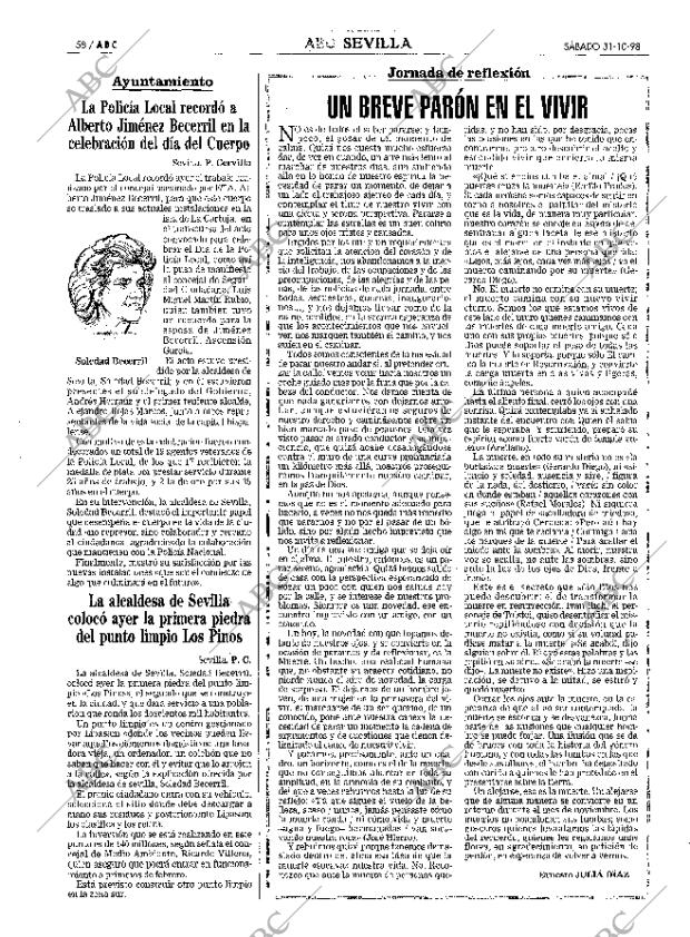 ABC SEVILLA 31-10-1998 página 58