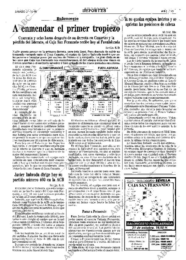 ABC SEVILLA 31-10-1998 página 95