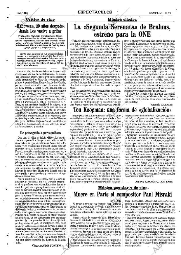 ABC MADRID 01-11-1998 página 104