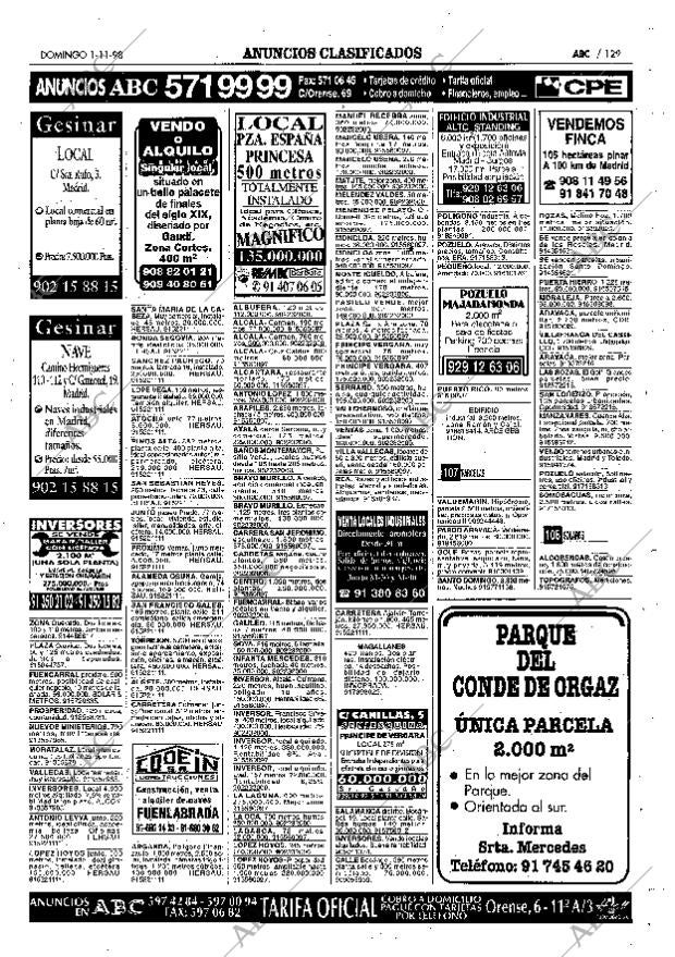 ABC MADRID 01-11-1998 página 129