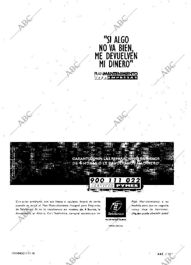 ABC MADRID 01-11-1998 página 13