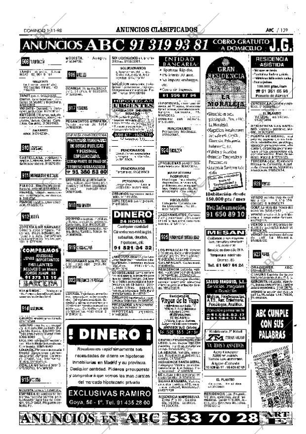ABC MADRID 01-11-1998 página 139