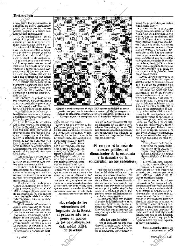 ABC MADRID 01-11-1998 página 16