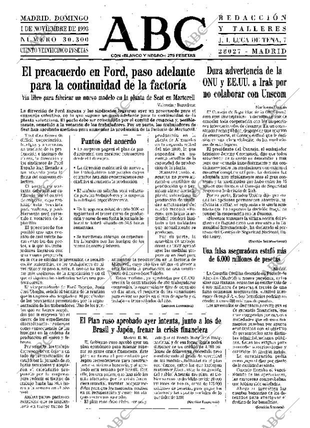 ABC MADRID 01-11-1998 página 23