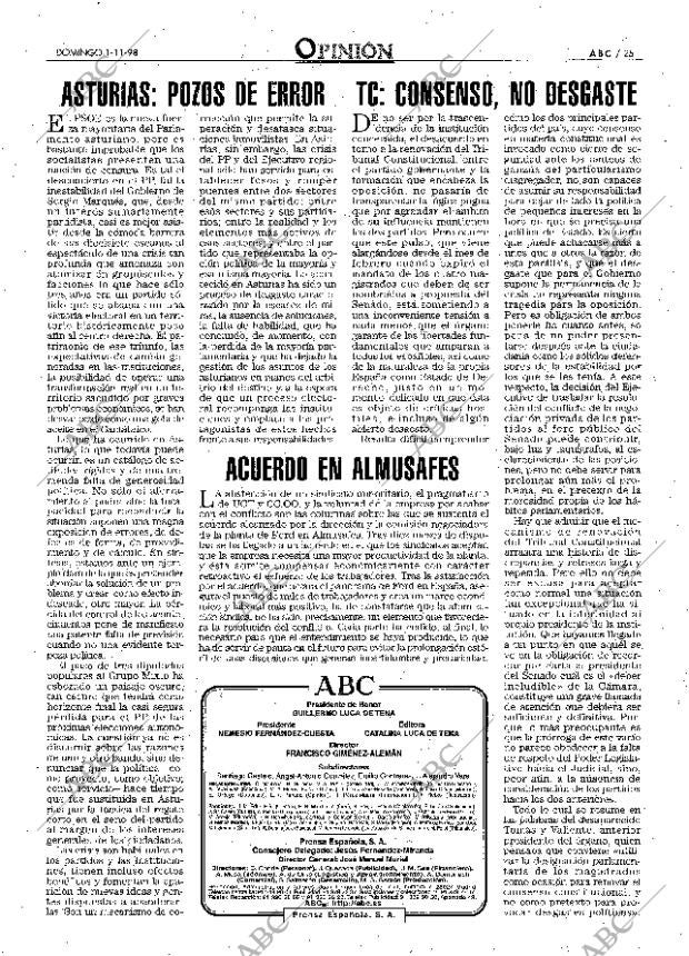 ABC MADRID 01-11-1998 página 25