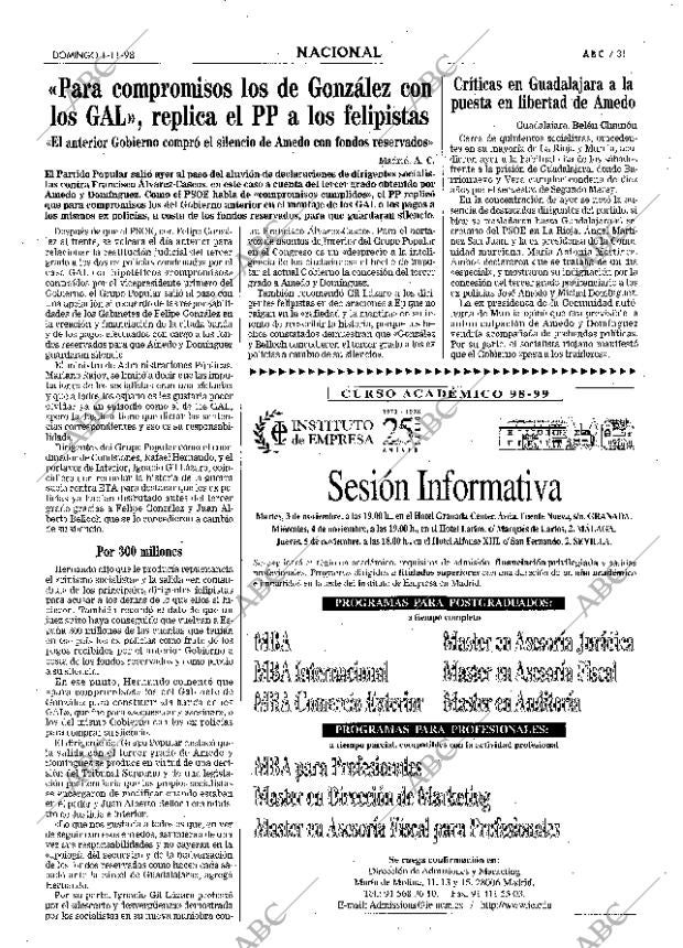 ABC MADRID 01-11-1998 página 31