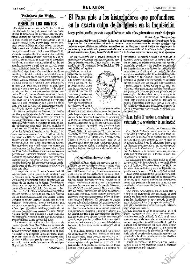 ABC MADRID 01-11-1998 página 68