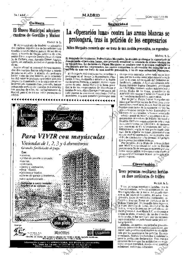 ABC MADRID 01-11-1998 página 74
