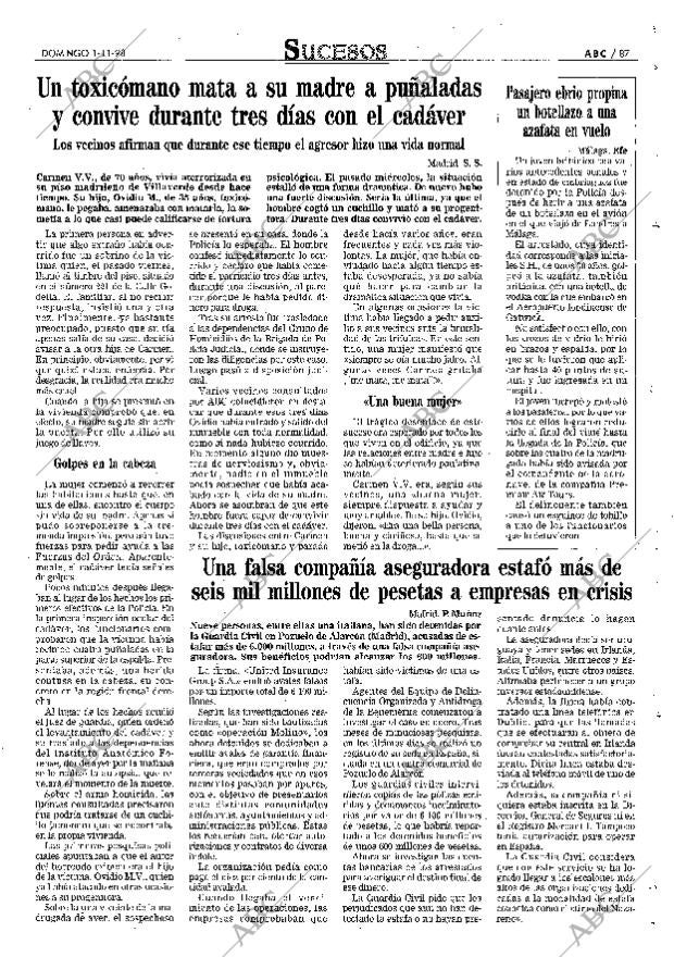 ABC MADRID 01-11-1998 página 87