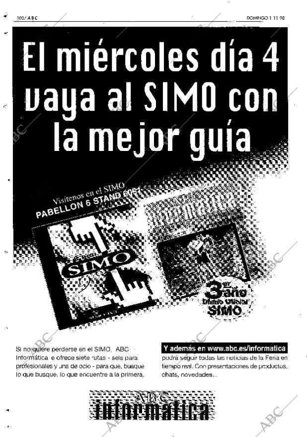 ABC SEVILLA 01-11-1998 página 100