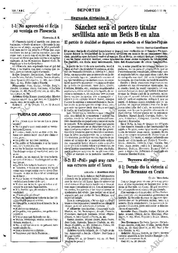 ABC SEVILLA 01-11-1998 página 108