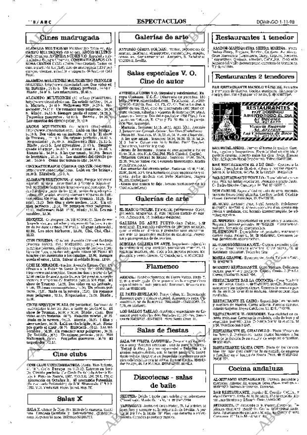 ABC SEVILLA 01-11-1998 página 118