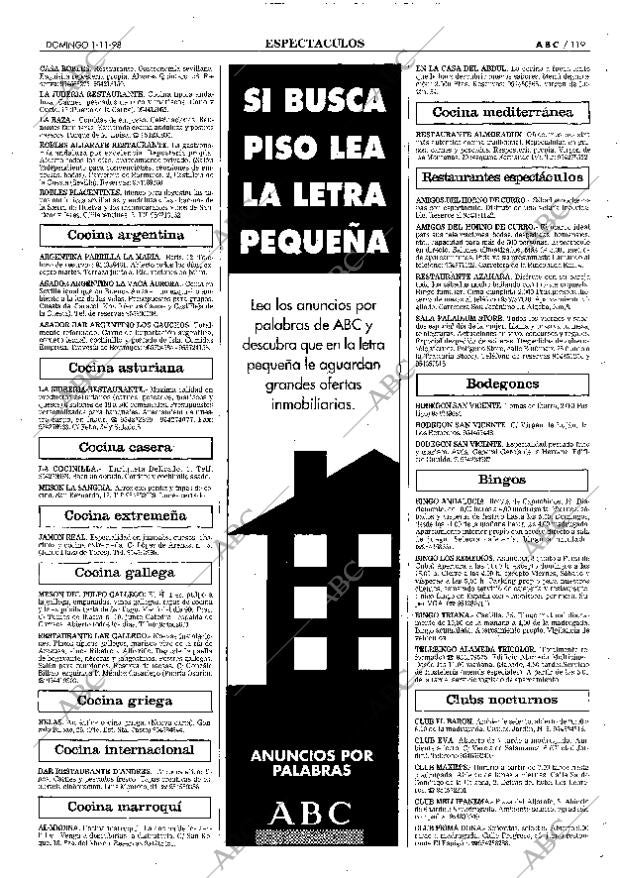 ABC SEVILLA 01-11-1998 página 119
