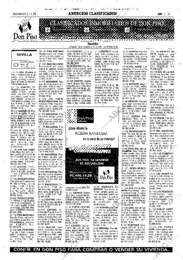 ABC SEVILLA 01-11-1998 página 121