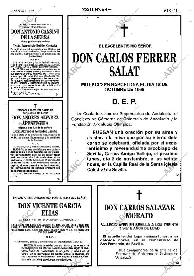 ABC SEVILLA 01-11-1998 página 131