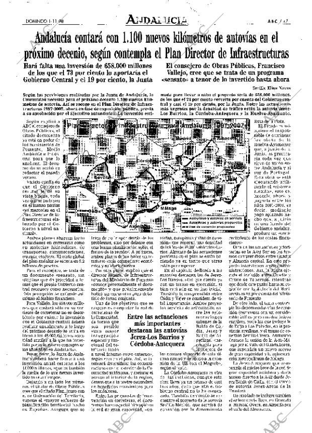 ABC SEVILLA 01-11-1998 página 47