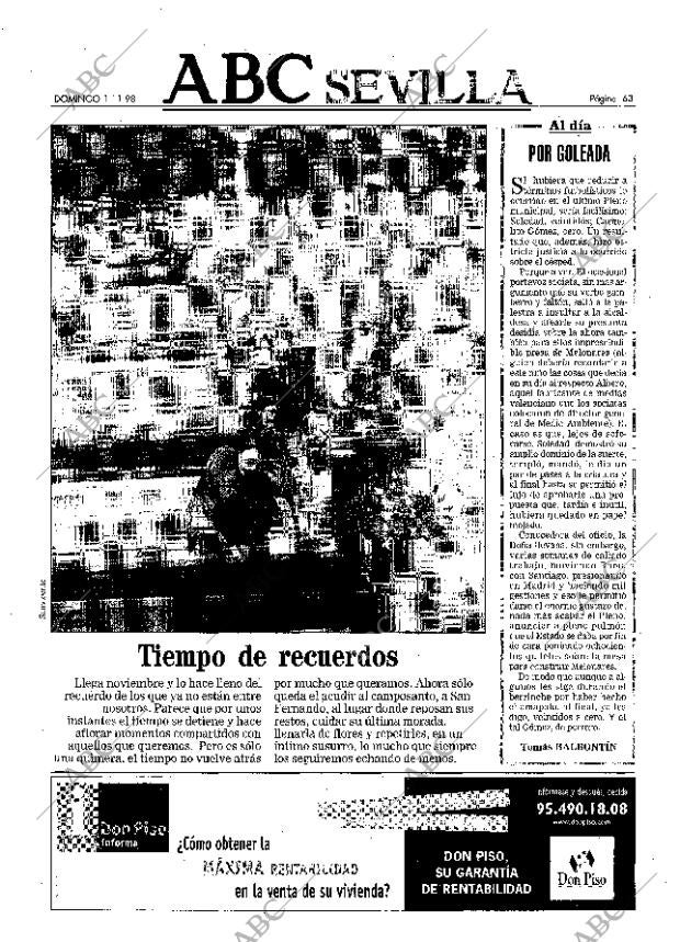 ABC SEVILLA 01-11-1998 página 63