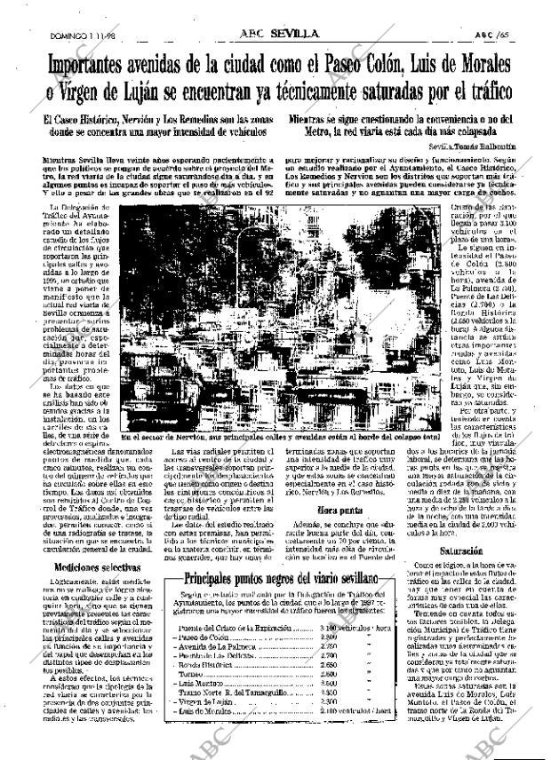 ABC SEVILLA 01-11-1998 página 65