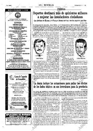 ABC SEVILLA 01-11-1998 página 74