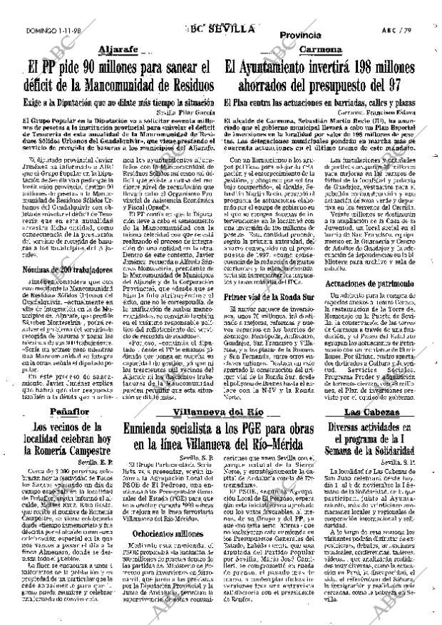 ABC SEVILLA 01-11-1998 página 79