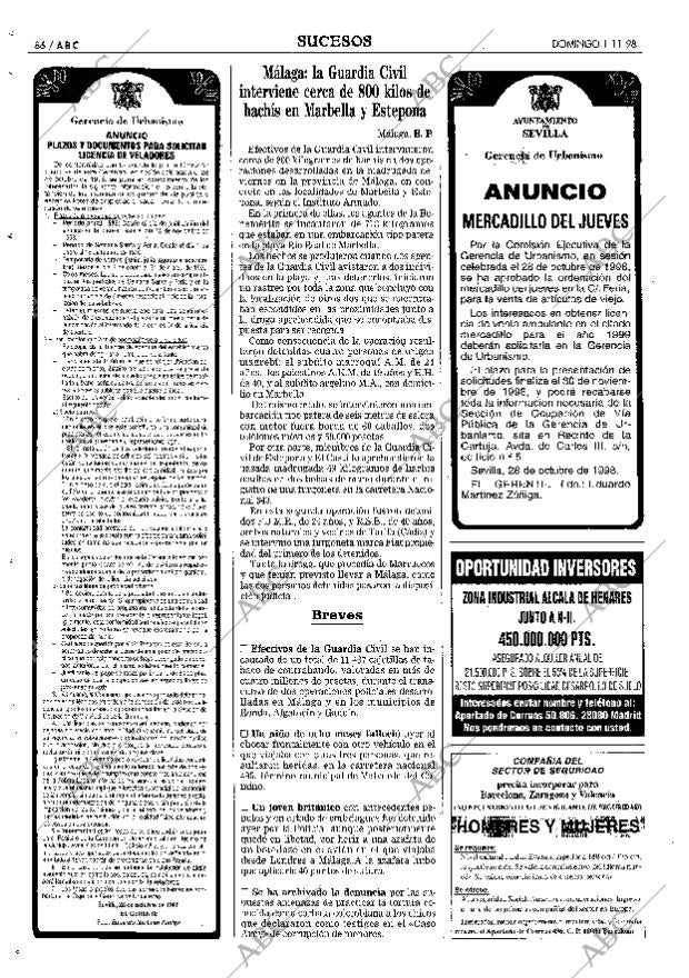 ABC SEVILLA 01-11-1998 página 86