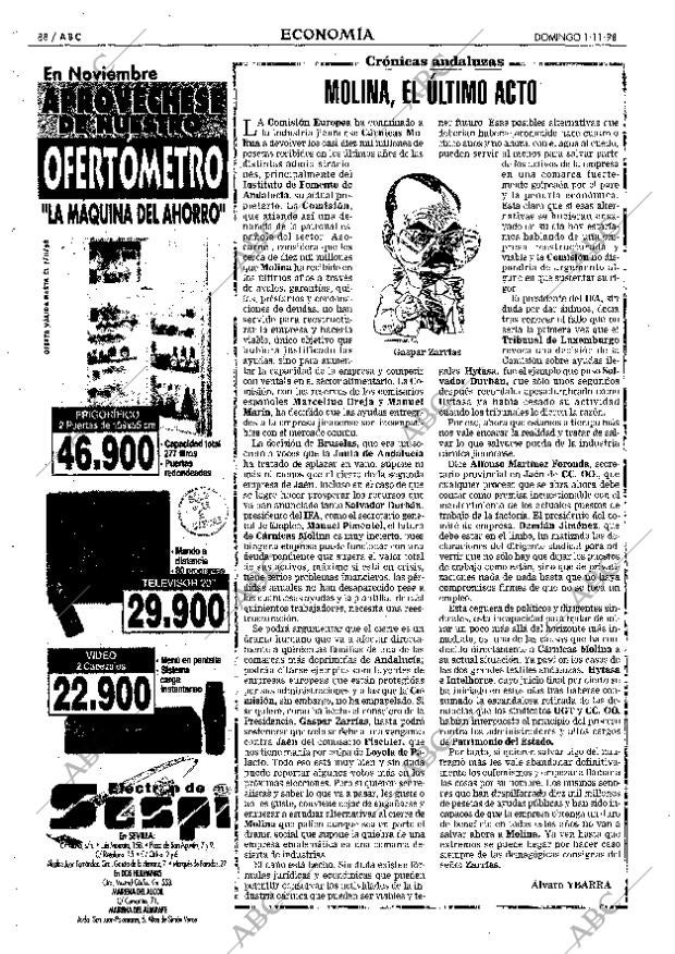 ABC SEVILLA 01-11-1998 página 88