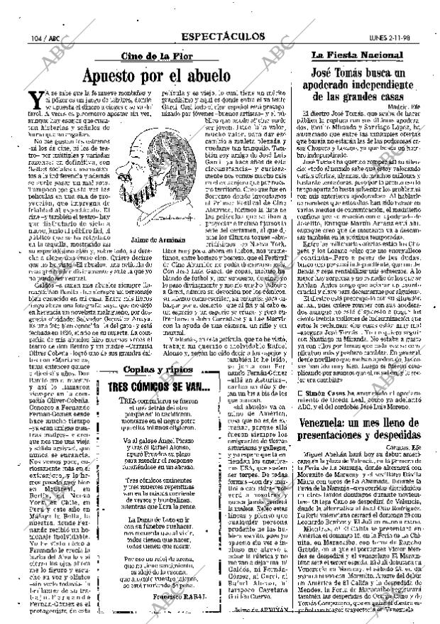 ABC MADRID 02-11-1998 página 104