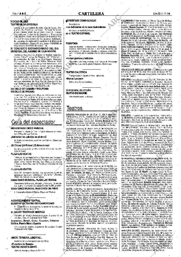 ABC MADRID 02-11-1998 página 106