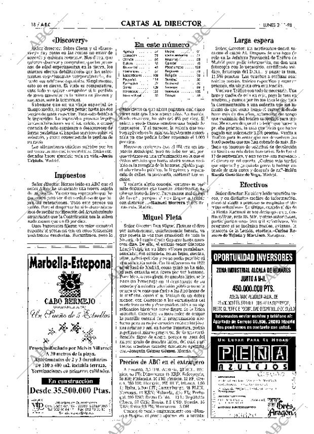 ABC MADRID 02-11-1998 página 18