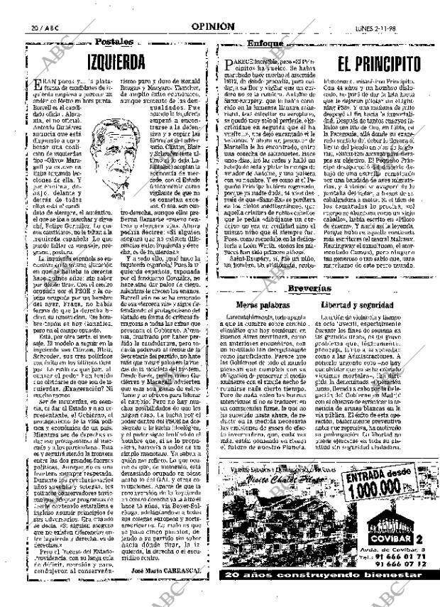 ABC MADRID 02-11-1998 página 20