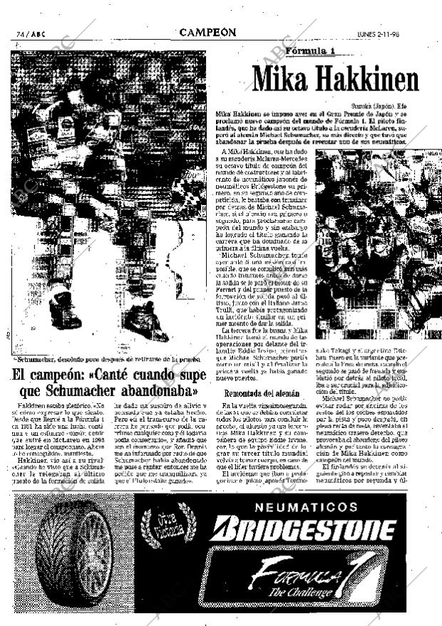 ABC MADRID 02-11-1998 página 74