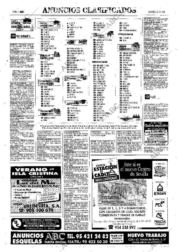 ABC SEVILLA 02-11-1998 página 108
