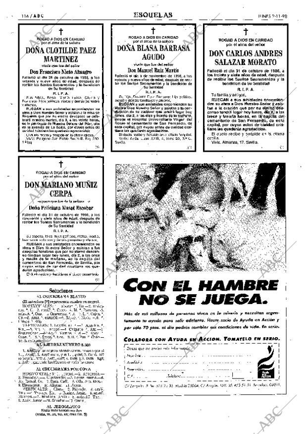 ABC SEVILLA 02-11-1998 página 116