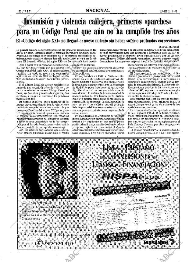 ABC SEVILLA 02-11-1998 página 22