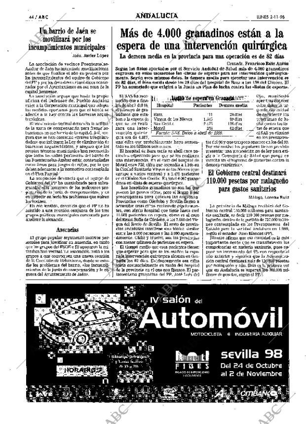 ABC SEVILLA 02-11-1998 página 44