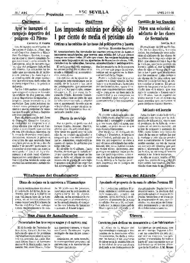 ABC SEVILLA 02-11-1998 página 58