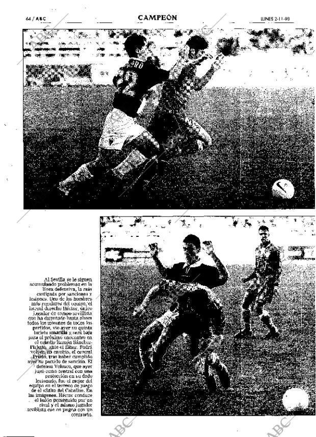 ABC SEVILLA 02-11-1998 página 64