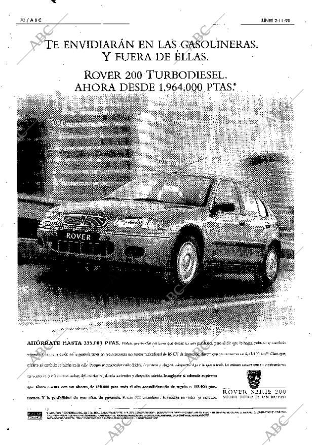 ABC SEVILLA 02-11-1998 página 70