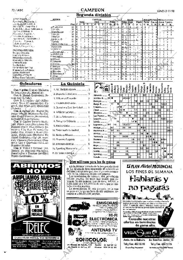 ABC SEVILLA 02-11-1998 página 72