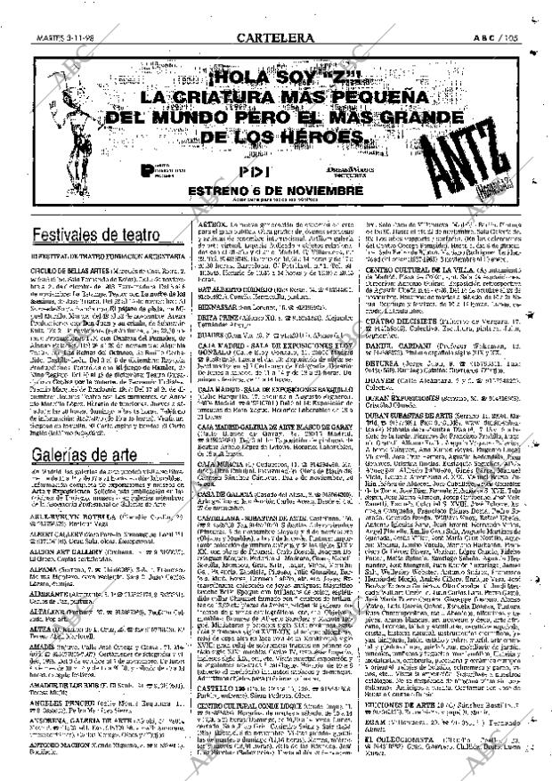 ABC MADRID 03-11-1998 página 105