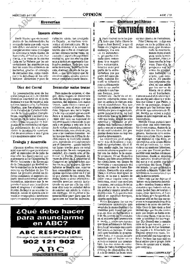 ABC MADRID 04-11-1998 página 21