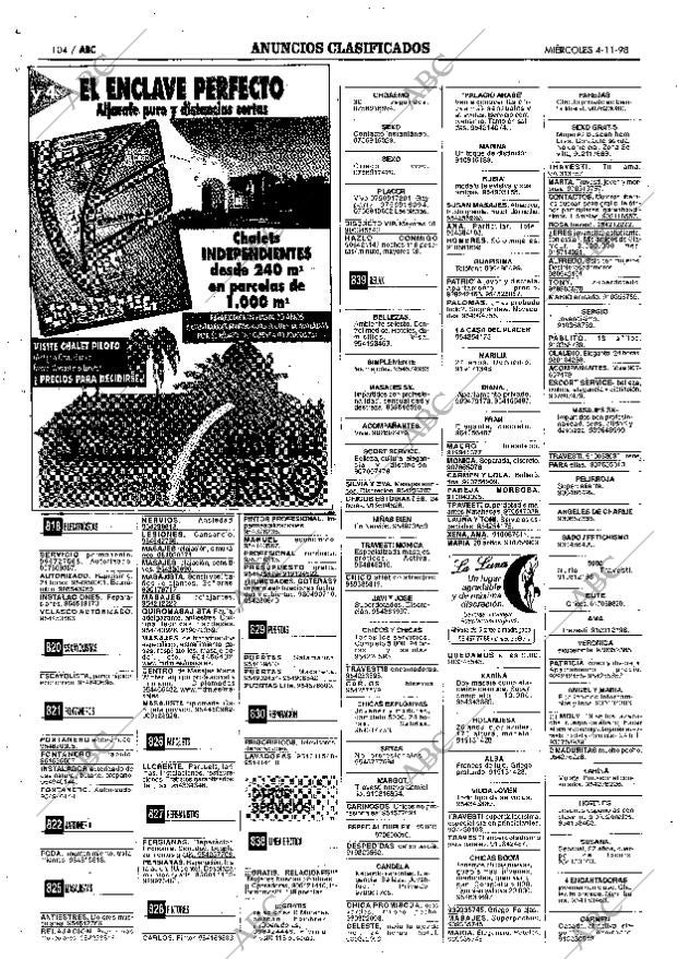 ABC SEVILLA 04-11-1998 página 104