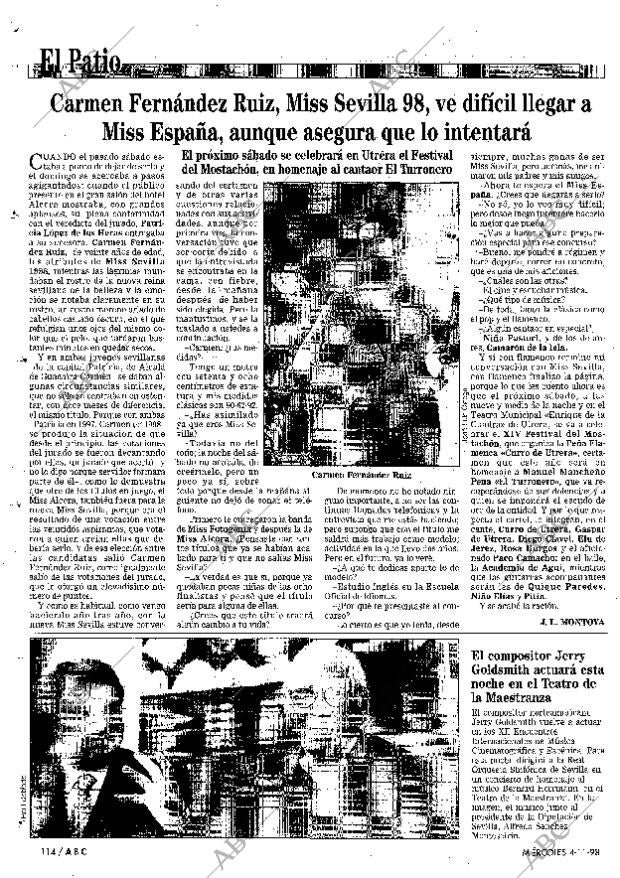 ABC SEVILLA 04-11-1998 página 114