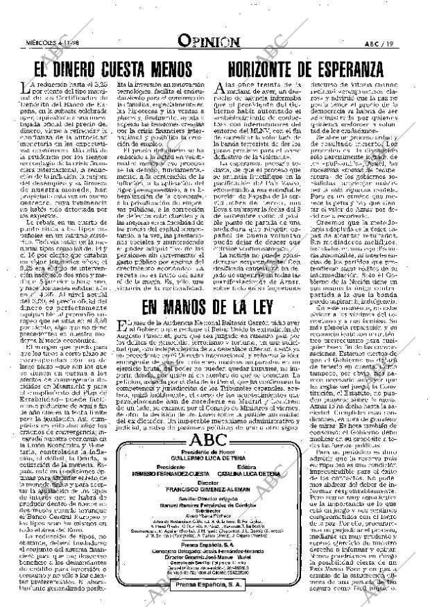 ABC SEVILLA 04-11-1998 página 19