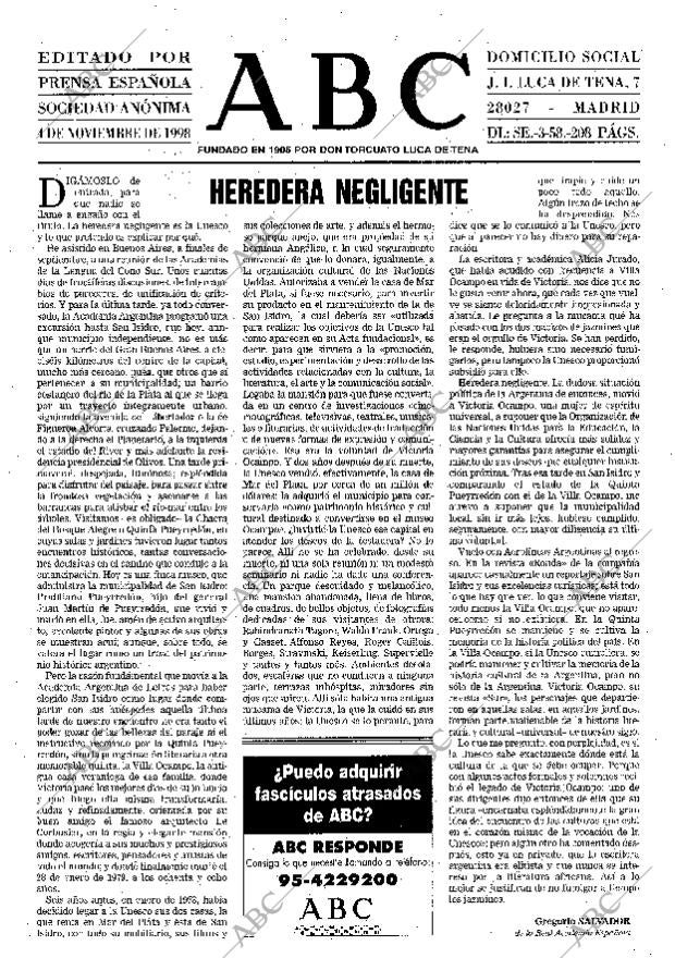 ABC SEVILLA 04-11-1998 página 3