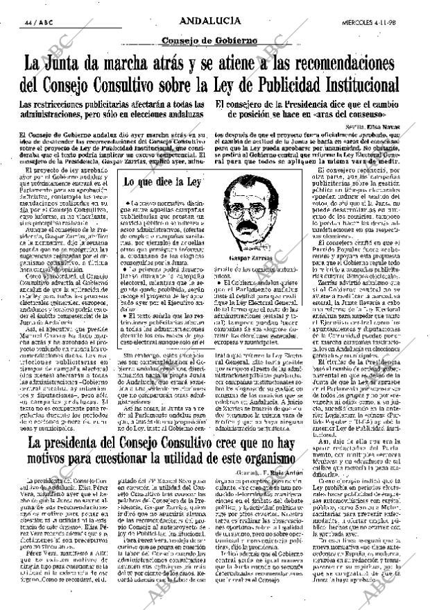 ABC SEVILLA 04-11-1998 página 44