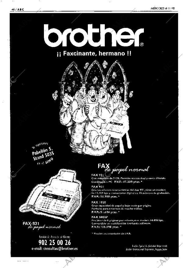 ABC SEVILLA 04-11-1998 página 46