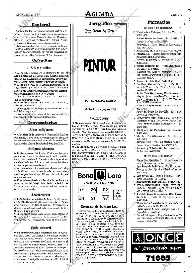 ABC SEVILLA 04-11-1998 página 69