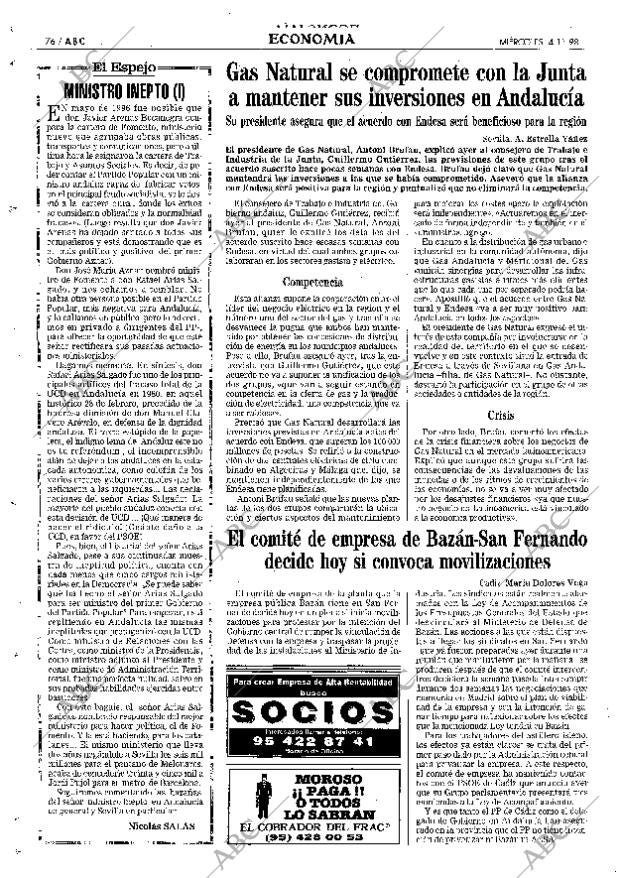 ABC SEVILLA 04-11-1998 página 76