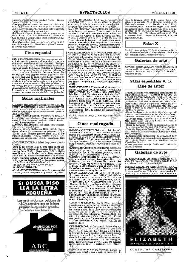 ABC SEVILLA 04-11-1998 página 98